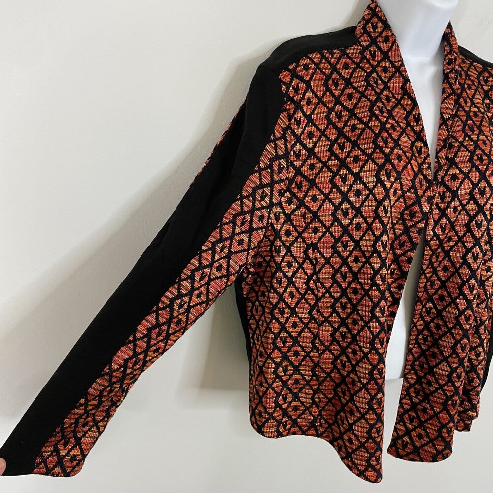 Ruby Rd Womens Open Front Jacket PXL Multicolor S… - image 3